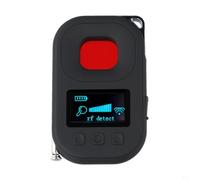 Appareil de détection anti-espion portable avec contrôle de lentille infrarouge RF et test EMF, détecteur de caméra sans fil pour la protection de la vie privée