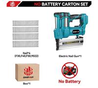 Appareil de manucure sans fil 2 en 1, à moteur sans balais – Pistolet à clous et à pointes électriques F15–F50 – Réglage de la profondeur – Compatible avec batterie 18V – Sans batterie