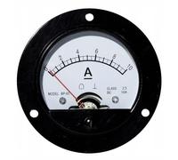 Appareil de mesure d'analogue Ampèremètre rond 10 A + Léonard noir