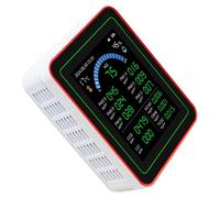 Appareil de mesure de la qualité de l'air, CO2, PM2.5, PM10, température, portable, blanc