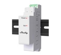 Shelly Relais Wi‑Fi Pro Dual Cover PM, Contrôle des volets, Suivi énergie, DIN