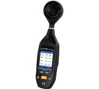 Appareil de mesure du CO2 PCE Instruments 0 - 9999 ppm avec fonction thermométrique, avec fonction enregistreur de données, avec interface USB étalonné dusine