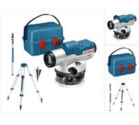 Appareil de nivellement optique GOL 32 G, avec pied de construction BT160, jauge GR 500