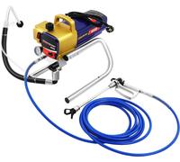 Appareil de peinture par pulvérisation Airless - pulvérisateur de peinture électrique haute pression - 1500 W - 220 V - 3300 PSI - 2,2 L/min - moteur en cuivre pur - fiche EU - bleu