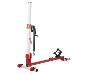 Appareil de redressage de carrosserie - Tirant pour tôles, hauteur réglable de 400 à 1200 mm - Force de traction de 600 kg - Pour bas de caisse, ailes, portes - Acier au carbone de haute résistance