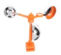 Appareil de Repousse Oiseau Éolienne de Jardin 1 Pièce | Automne Décoraion, Orange, Plastique Verre Acier Inoxydable, Grosse Atelier et Bassins