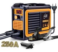Appareil de soudage à l'électrode MMA à onduleur CC - MMA-250 - Puissance 3000 W - Courant 20–250 A - IGBT - Facteur de marche 60 % - Tension 220 V UE - Rouge rouille