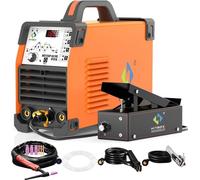 Appareil de soudage à onduleur WIG/TIG/MMA - HBT250P AC/DC - TIG aluminium - Mode pulsé - Allumage HF - 2T/4T - Pédale - 220 V - Or