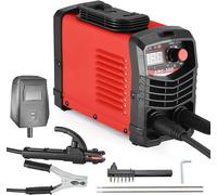 Appareil de soudage ARC MMA -300 Ampère, soudeur à inverter IGBT avec écran LCD numérique, fonctionne en 220V. Livré avec accessoires : électrodes, pince de masse, masque de soudure, brosse, baguettes