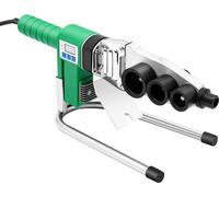 Appareil de soudage de tuyaux en plastique PPR/PE/PP - Machine à souder les tuyaux - 1 500 W - Mandrins chauffants 20/25/32 mm - Écran LED - Réglage de la température de 25 à 385 °C - Prise UE 220 V