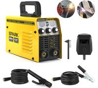 Appareil de soudage MMA-250 - Appareil de soudage à l'électrode à onduleur - Technologie IGBT - Écran LCD - Portable pour bricoleurs - Jaune