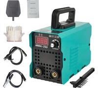 Appareil de soudage par inversion 250A MMA - Poste à souder à électrodes IGBT - Soudure ARC - Affichage numérique - Portable - Refroidissement par ventilateur - Couleur bleu saphir