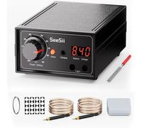 Appareil de soudage par points à batterie - Soudureuse par points portable - 8000 W - 90 niveaux de puissance - Automatique - Pour bandes de nickel de 0,1 à 0,25 mm - Pour bricoleurs