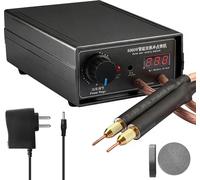 Appareil de soudage par points - Appareil manuel - 8000 W - 1200 A - Réglable - Portable - Pour batteries 18650 - Bande de nickel 0,3 mm - Feuille d'or