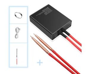 Appareil de soudage par points portable à monter soi-même - Mini-soudeuse pratique - Compatible avec les batteries 18650 - Avec affichage numérique - 220 V - 570 g