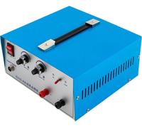 Appareil de soudage par points pour bijoux - Appareil de table 100 A - Prise UE 220 V - Pour bagues et bijoux - À usage professionnel - Bleu ciel