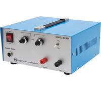 Appareil de soudage par points pour bijoux - Appareil de table - 80 A - 220 V - Prise UE - Rectangulaire - Pour souder des bijoux et des bagues - Bleu marine