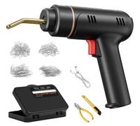 Appareil de soudage plastique - Kit d'agrafage à chaud - 200 W - Batterie 5000 mAh sans fil - 1200 agrafes - Réparation portable de pare-chocs - Réparation de fissures