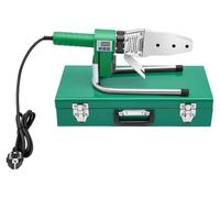 Appareil de soudage pour tuyaux en plastique - Machine de soudage pour tuyaux PPR/PP/PE/HDPE - 1500 W - 220 V - Alliage d'aluminium - Pour les canalisations d'eau domestiques - Vert