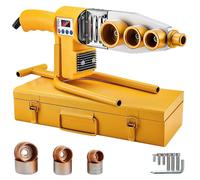 Appareil de soudage pour tuyaux - Outil de soudage pour tuyaux en plastique - 1000 W - 220 V - Pour tuyaux en PB/PP/PE/PPR - Coffret A