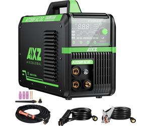 Appareil de soudage TIG/WIG professionnel - AIT250P AC DC - 250 A, 5 en 1 HF TIG/MMA - AC/DC pour aluminium et acier inoxydable - Mode pulsé 2T/4T - Onduleur IGBT 110/220 V