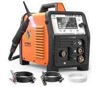 Appareil de soudage WIG/TIG - TIG200P AC/DC - 180 A - 220 V - TIG pulsé et MMA - Technologie à onduleur - Prise UE - Pour l'aluminium