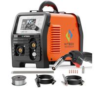 Appareil de soudure 3 en 1 : MMA, MIG sans gaz, TIG Lift. Puissance : 1400 W. Poids : 10 kg