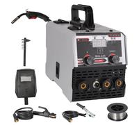 Appareil de soudure portable 3-en-1 - MIG-225 - 220 V - MIG/MMA/ARC/TIG - Semi-automatique - Sans gaz - Commutation de polarité