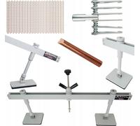 Appareil de traction à panneau 850 mm avec accessoires, aluminium