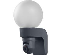 Appareil d'éclairage extérieur OSRAM SMART+ avec caméra, culot E27, fonction de suivi et de traçabilité, diffuseur en verre robuste, haut-parleur intégré, carte mémoire, technologie WIFI intelligente,