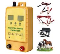 Appareil électrique pour clôture de pâturage, double affichage, indice de protection IP54, kit complet, courant continu