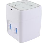 Appareil intelligent WiFi pour l'eau Pompe double Système d'arrosage goutte à goutte automatique programmé Contrôleur à distance via application pour terrasse de jardin Plantes en pot Fleurs