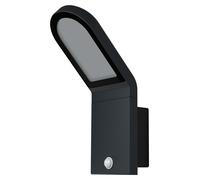 Appareil mural extérieur LED OSRAM ENDURA Style, design élégant, haute performance lumineuse, avec capteur optionnel, en gris foncé, protection IP44, idéal pour l'éclairage d'entrée et de façades
