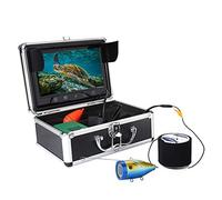 Appareil Photo Fish Finder,ASHATA 50M caméra de pêche sous-Marine HD 1000TVL Appareil Photo de pêche sous-Marine, détecteur de Poissons étanche de 30 LED avec écran Couleur TFT de 9 Pouces(EU)