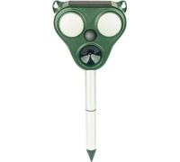 Appareil solaire anti-animaux pour l'extérieur | Appareil solaire anti-chats étanche | Appareil efficace pour éloigner les animaux domestiques du jardin et de la maison