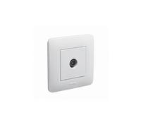 Appareillage encastré prise télévision complet casual blanc brillant - 742760