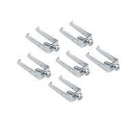 Appareillage - Griffes de fixations - Vis de Fixation - Electricité - Accessoires pour electricité - DEBFLEX - Gamme Casual lot de 6 Griffes + 6 Vis métal, 742010