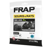 Appât Anti Rongeurs Prêt à l’Emploi - Pâtes Pour Rats & Souris Tous Lieux - Efficacité Prouvée,Action Rapide -15x10g- Sachet