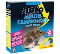Appât céréales - mulots- campagnols - 150 g - 6 sachets de 25 g