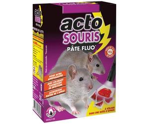 Appât pâte - fluo - souris - 50 g - 10 sachets de 5 g