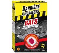 Appât sur pâte - rats - 150 g - 15 sachets de 10 g