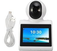 Appels vidéo caméra intelligente avec écran HD 2 façons de cliquer dans Indoor 2K sécurité.