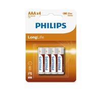 Appetitissime piles Philips LongLife R03 AAA - Lot de 4