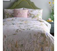 Appletree - Housse de Couette Feuillage et Oiseaux de Jardin - Super King Size (260 x 220 cm) - 200 Fils au Pouce carré - Bord passepoilé - 100% Coton - 2 taies d'oreiller - Housse de Couette Florale