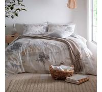 Appletree - Housse de Couette Lin Paysage - Lit King Size (230x220cm) - Doux 100% Coton - 2 Taies d'oreiller - Aquarelle Art Literie en Naturel - Housse de Couette Lin - Couette Imprimé Abstrait