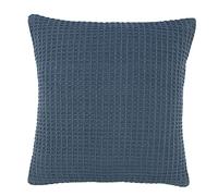 Appletree Housse de Coussin 43x43cm Loft Bruges Gaufré Bleu Encre