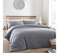 Appletree Loft Waterford Parure de lit 100% Coton pour lit Double Bleu