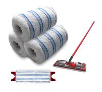 Applicable à Vileda - UltraMax balai à plat accessoire ménage pour sols carrelés 3pcs