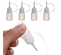 Applicateur de Bouteille Aiguille, Aiguille en Plastique, Flacon Pipette, Bouteille de Précision, pour Glue Ink Oiler