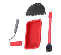 Applicateur de colle pour bois - Kit de colle silicone | Matériau résistant, ensemble d'outils complet, rouleau applicateur avec plateau, outil manuel réutilisable, stylo inclus